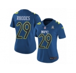 Women's Nike Minnesota Vikings #29 Xavier Rhodes Limited Blue 2017 Pro Bowl NFL Jersey