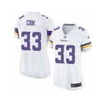 Women's Nike Minnesota Vikings #33 Dalvin Cook Limited White NFL Jersey