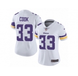 Women's Nike Minnesota Vikings #33 Dalvin Cook Vapor Untouchable Limited White NFL Jersey