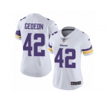 Women's Nike Minnesota Vikings #42 Ben Gedeon Vapor Untouchable Limited White NFL Jersey