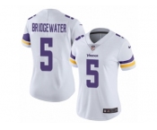 Women's Nike Minnesota Vikings #5 Teddy Bridgewater Vapor Untouchable Limited White NFL Jersey