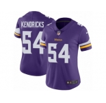 Women's Nike Minnesota Vikings #54 Eric Kendricks Vapor Untouchable Limited Purple Team Color NFL Jersey