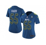 Women's Nike Minnesota Vikings #55 Anthony Barr Navy Stitched NFL Limited NFC 2017 Pro Bowl Jersey