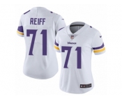 Women's Nike Minnesota Vikings #71 Riley Reiff Vapor Untouchable Limited White NFL Jersey
