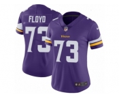 Women's Nike Minnesota Vikings #73 Sharrif Floyd Vapor Untouchable Limited Purple Team Color NFL Jersey
