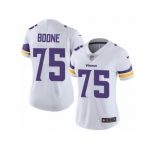 Women's Nike Minnesota Vikings #75 Alex Boone Vapor Untouchable Limited White NFL Jersey