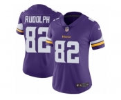 Women's Nike Minnesota Vikings #82 Kyle Rudolph Vapor Untouchable Limited Purple Team Color NFL Jersey