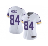 Womens Nike Minnesota Vikings #84 Randy Moss White Stitched NFL Vapor Untouchable Limited Jersey