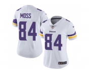 Womens Nike Minnesota Vikings #84 Randy Moss White Stitched NFL Vapor Untouchable Limited Jersey