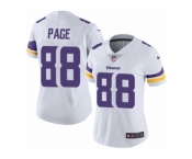 Women's Nike Minnesota Vikings #88 Alan Page Vapor Untouchable Limited White NFL Jersey