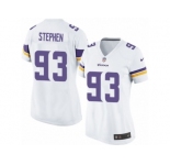 Women's Nike Minnesota Vikings #93 Shamar Stephen Limited White NFL Jersey