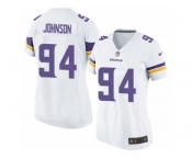 Women's Nike Minnesota Vikings #94 Jaleel Johnson Limited White NFL Jersey