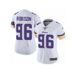 Women's Nike Minnesota Vikings #96 Brian Robison Vapor Untouchable Limited White NFL Jersey