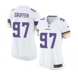 Women's Nike Minnesota Vikings #97 Everson Griffen Game White NFL Jersey