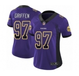 Women's Nike Minnesota Vikings #97 Everson Griffen Limited Purple Rush Drift Fashion NFL Jersey