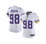 Women's Nike Minnesota Vikings #98 Linval Joseph Vapor Untouchable Limited White NFL Jersey