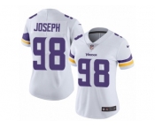 Women's Nike Minnesota Vikings #98 Linval Joseph Vapor Untouchable Limited White NFL Jersey