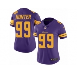 Women's Nike Minnesota Vikings #99 Danielle Hunter Limited Purple Rush NFL Jersey