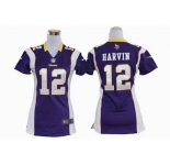 nike women nfl jerseys minnesota vikings #12 harvin purple[nike]
