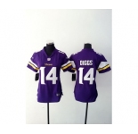 nike women nfl jerseys minnesota vikings #14 stefon diggs purple[nike]
