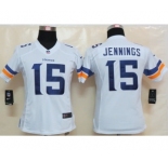 nike women nfl jerseys minnesota vikings #15 jennings white[new nike limited]