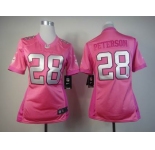 nike women nfl jerseys minnesota vikings #28 peterson pink[nike love's]