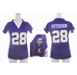 nike women nfl jerseys minnesota vikings #28 peterson purple[draft him ii top]