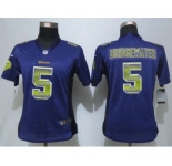 nike women nfl jerseys minnesota vikings #5 bridgewater purple[Strobe Limited][bridgewater]