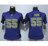 nike women nfl jerseys minnesota vikings #55 barr purple[Strobe Limited]