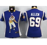 nike women nfl jerseys minnesota vikings #69 allen purple[portrait fashion]