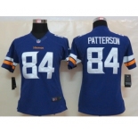 nike women nfl jerseys minnesota vikings #84 patterson purple[new nike limited]
