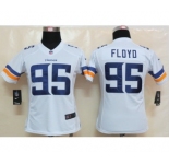 nike women nfl jerseys minnesota vikings #95 floyd white[new nike limited]