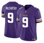 Youth Minnesota Vikings #9 J.J. McCarthy Purple 2024 Draft F.U.S.E. Vapor Untouchable Limited Football Stitched Jersey
