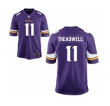 Youth Nike Minnesota Vikings #11 Laquon Treadwell Purple Team Color NFL Jersey