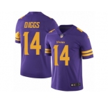 Youth Nike Minnesota Vikings #14 Stefon Diggs Limited Purple Rush NFL Jersey