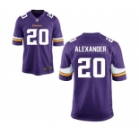 Youth Nike Minnesota Vikings #20 Mackensie Alexander Purple Team Color NFL Jersey