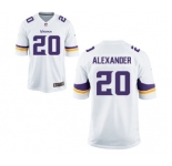 Youth Nike Minnesota Vikings #20 Mackensie Alexander White NFL Jersey