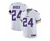Youth Nike Minnesota Vikings #24 Tramaine Brock White Vapor Untouchable Limited Player NFL Jersey