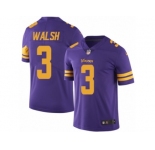 Youth Nike Minnesota Vikings #3 Blair Walsh Limited Purple Rush NFL Jersey
