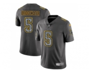 Youth Nike Minnesota Vikings #5 Teddy Bridgewater Gray Static NFL Vapor Untouchable Limited Jersey