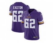Youth Nike Minnesota Vikings #62 Nick Easton Purple Team Color Vapor Untouchable Limited Player NFL Jersey