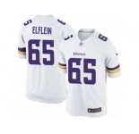 Youth Nike Minnesota Vikings #65 Pat Elflein Limited White NFL Jersey