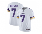 Youth Nike Minnesota Vikings #7 Case Keenum White Stitched NFL Vapor Untouchable Limited Jersey