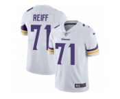 Youth Nike Minnesota Vikings #71 Riley Reiff Vapor Untouchable Limited White NFL Jersey