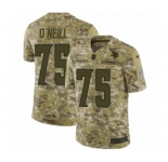 Youth Nike Minnesota Vikings #75 Brian O'Neill Limited Camo 2018 Salute to Service NFL Jersey