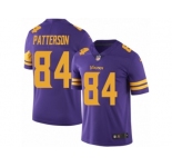 Youth Nike Minnesota Vikings #84 Cordarrelle Patterson Limited Purple Rush NFL Jersey
