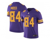 Youth Nike Minnesota Vikings #84 Randy Moss Purple Stitched NFL Limited Rush Jersey