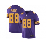 Youth Nike Minnesota Vikings #88 Alan Page Limited Purple Rush NFL Jersey