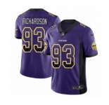 Youth Nike Minnesota Vikings #93 Sheldon Richardson Limited Purple Rush Drift Fashion NFL Jersey