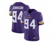 Youth Nike Minnesota Vikings #94 Jaleel Johnson Vapor Untouchable Limited Purple Team Color NFL Jersey